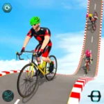 cycle stunt racing impossible tracks android application logo